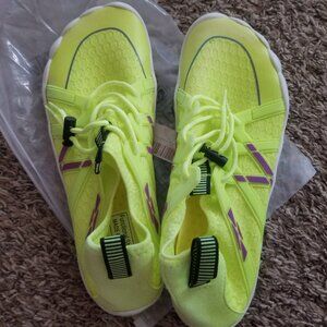 Neon yellow water shoes Size 8.5-9